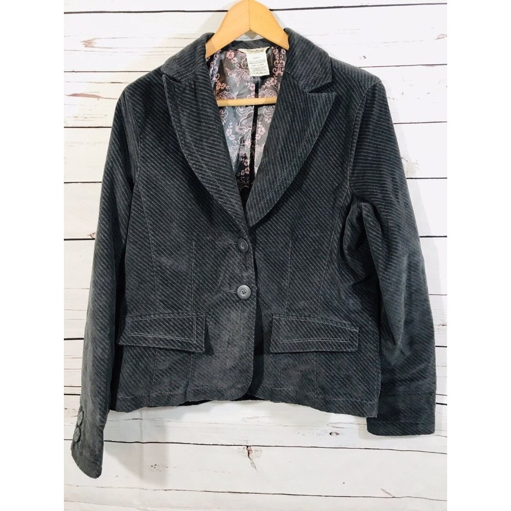 Cambridge Dry Goods Gray Corduroy Blazer